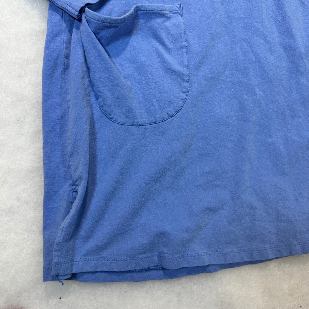 Coolibar Catalina Beach Cover-Up Dress Women Medium Blue Sun Protective Coastal - Picture 2 of 11